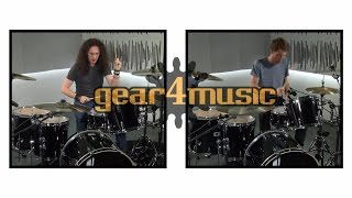 Heavy Duty Kick Drum Pedal and Double Kick Drum Pedal by Gear4music