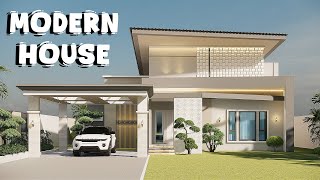 Desain rumah 5 kamar tidur mewah dan elegan