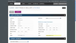 MoverBase: Adding & Viewing Clients