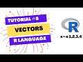 R Tutorial #8 Vectors in R language (With Examples)