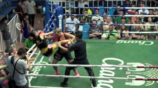 Madeleine Vall (Tiger Muay Thai) vs Petchompoo Sor Manachot @ Bangla Boxing Stadium 7/6/2013