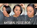 VERY NATURAL PIXIE BOB 👀 | GLUELESS INSTALL, READY TO WEAR , NO CUTTING NEEDED | MYFIRSTWIG