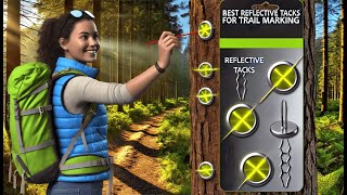 🔦 Best Reflective Tacks for Trail Marking | Trail Markers Reflective Trail Marker Pack 🏞️