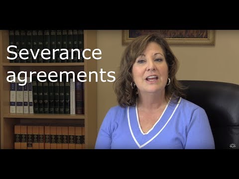 Negotiate a severance agreement. Negotiate a severance agreement.