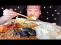 asmr 夏野菜キーマカレー summer vegetable curry and rice 여름 야채 카레라이스【咀嚼音 大食い mukbang eating sounds】