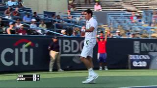 Washington 2014 Wednesday Highlights Berdych Raonic Nishikori