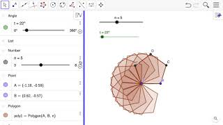 polygon pattern by rotation
