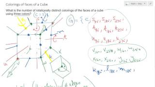 Colorings of a Cube