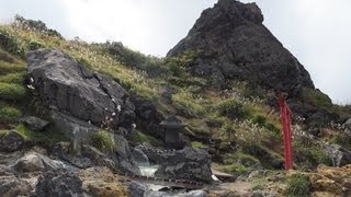 岩手県　栗駒山麓「須川高原温泉」の朝の風景