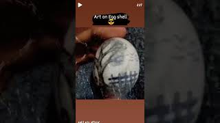 art on egg shell | egg drawing | easy pencil drawing | painting | easytodraw