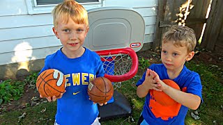 Mini Basketball Trick Shot Challenge | Colin Amazing