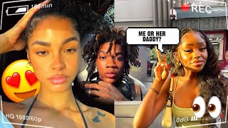MY FREEFORM DREADS TOOK OVER THE MONKEY APP😈😳