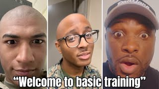 Soldiers React to First Day of Basic Training!