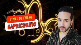 CAPRICORNIO ♑️  FINAL DE ENERO