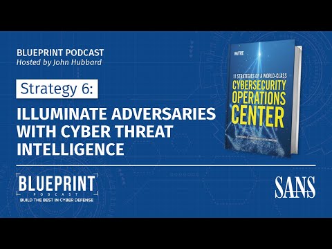 Strategy 6: Uncover adversaries with cyber threat intelligence | SANS Blueprint Podcast