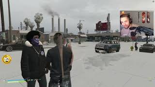 Paris dances for AJ while BJ, Mr.K, Ramee and CG Watch | Prodigy RP | GTA | CG