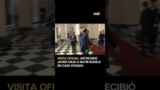 Así llegaba Bukele a Casa Rosada