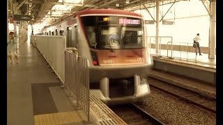 土曜日午後の直通急行長津田行き（東急6000系6101F）