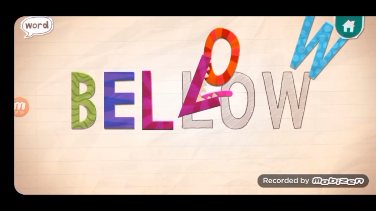 Endless Alphabet Bellow Walkthrough Chords Aqzhez Play