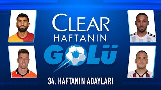 Trendyol Süper Lig 34. Haftanın En Güzel Golleri 2023/24 #Clear