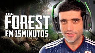 Zerando The Forest em 15 minutos, SPEEDRUN INSANO - React