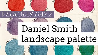 Custom Daniel Smith Landscape Palette | Vlogmas Day 2