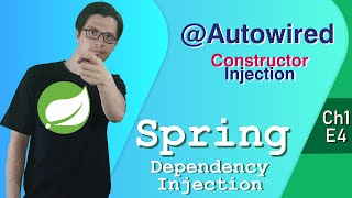 @Autowired on Constructors | Dependency Injection | Spring Tutorial |Ch1|E4|