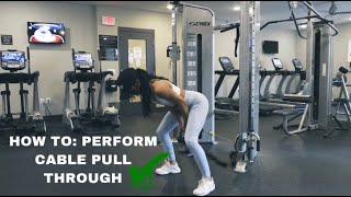 How to properly perform cable pull through