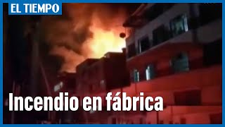 Voraz incendio en El Barrio las ferias