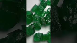 Lush Green Swat Emerald for faceting and Polishing - Green Gemstones