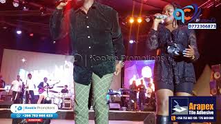 Rachel Namiro ne Henry Mwanje Bakyekoze mu concert ya David Lutalo