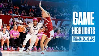 Nebraska at Illinois | HIGHLIGHTS | Big Ten Women's Basketball | 02/16/2025