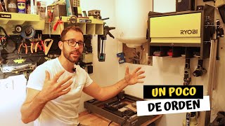 Organizo el MINI TALLER - Soportes y Anclajes de RYOBI LINK y unos cuantos tornillos