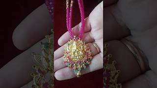 Lakshmi Devi dollar || gold || 8 grams || 916 || dollar designs || Telugu || shorts