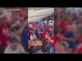 Austrian Fan Breaks Baguette to 'Pain' of French Supporters