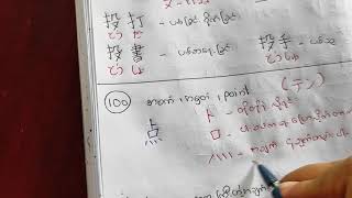 １００点　　N3漢字マスター　漢字の覚え方（ミャンマー語）