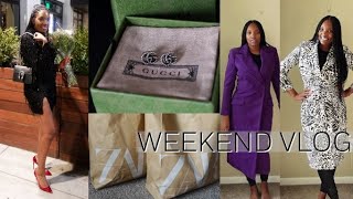 Birthday Weekend Vlog | Sergio Hudson x Target | Gucci Unboxing, Zara Haul \u0026 More | Paige Alex