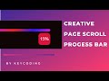 Page Scroll Progress Bar using Html CSS and jQuery