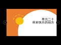 【网上学华文】一年级华文（单元二十、走进动物园）