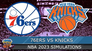 Philadelphia 76ers vs New York Knicks | NBA Today 2/10/23 Full Game Highlights - NBA 2K23 Sim