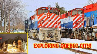 Central Quebec Adventure: Diverse Railfanning and Lots of FUN in Quebec City!