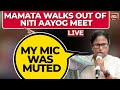 NITI Aayog Meet Showdown LIVE: Bengal CM Mamata Banerjee Walks Out | Mamata Claims, 'Mic Was Muted'