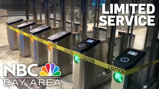 Limited BART service resumes in the East Bay after systemwide shutdown