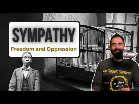 What is the central theme of the poem sympathy by Paul Laurence Dunbar?