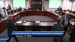 Infrastructure and Environment Committee - January 17, 2019
