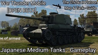 War Thunder Mobile [OPEN BETA] - Awesome Saves! The Chi-Nu II Platoon Japanese Medium Tank Gameplay