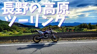 【バイク旅】早朝の長野の高原を走ってきた【WR250X】長野ツーリング前編