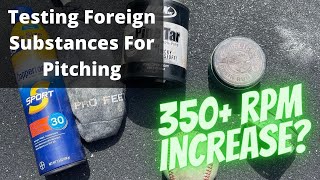Testing Foreign Substances For Baseball