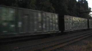 CSX 644 leads CSX Q702-11 EB With SD50-2 trailing