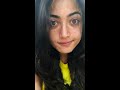 shorts tollywood actress rashmika mandanna without makeup face